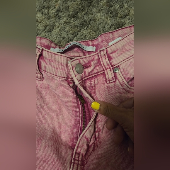 Celebrity Pink Acid Wash Jean Distressed Shorts - Picture 6 of 6